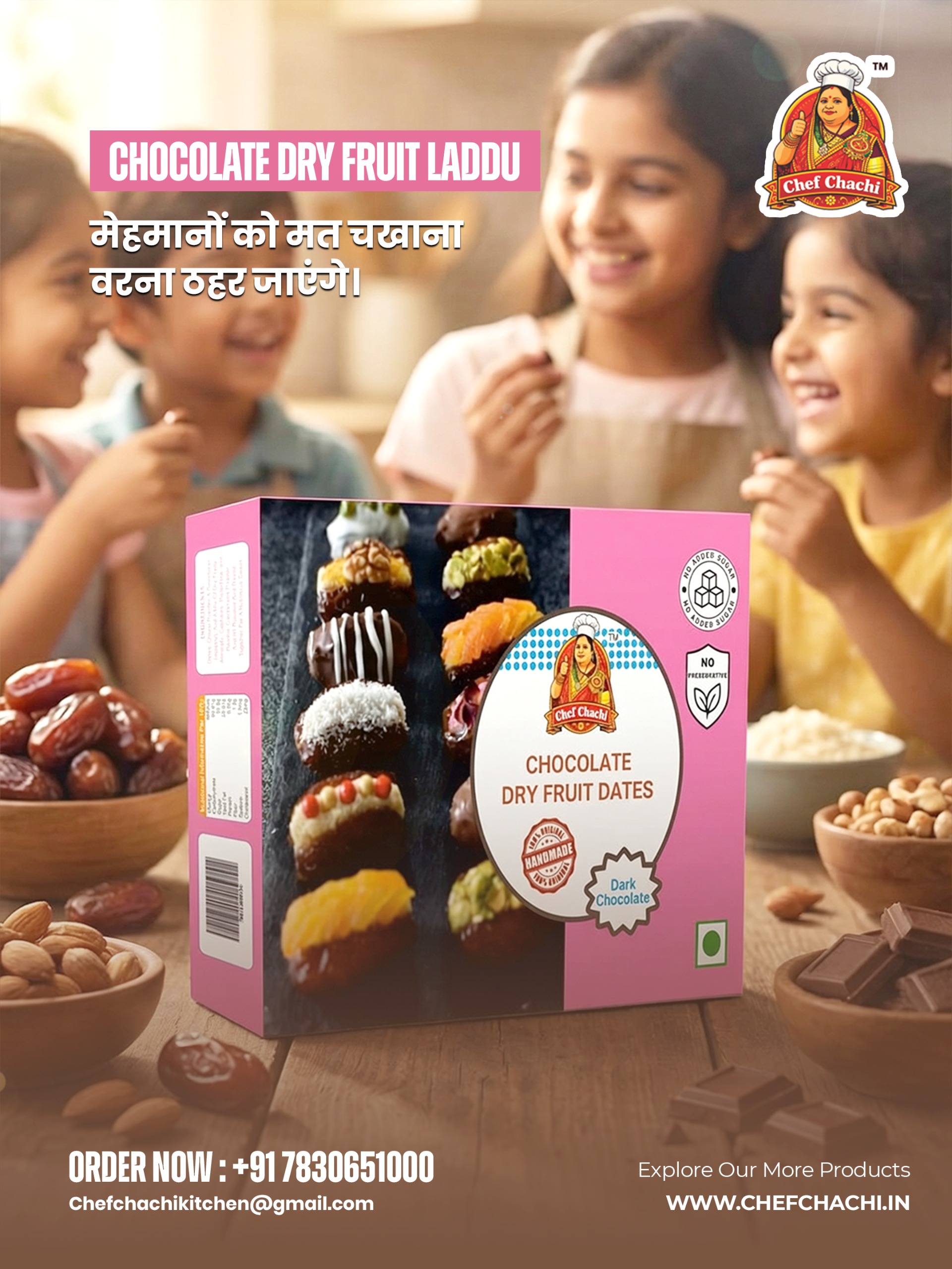 Chocolate Dry Fruit Dates